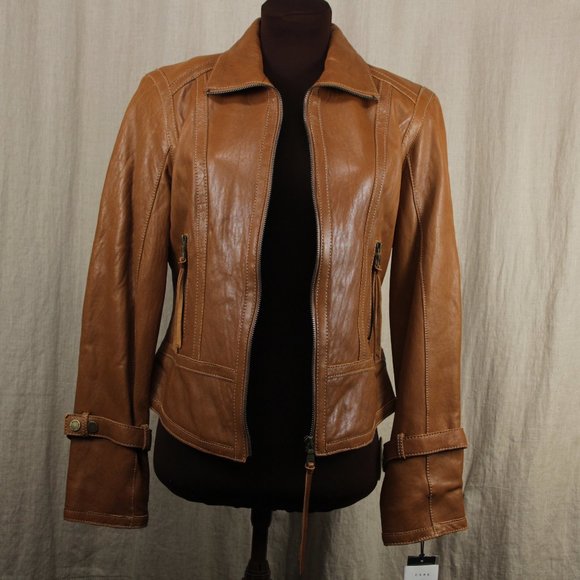 Marc New York Leather Jacket XS NWT - Picture 2 of 10